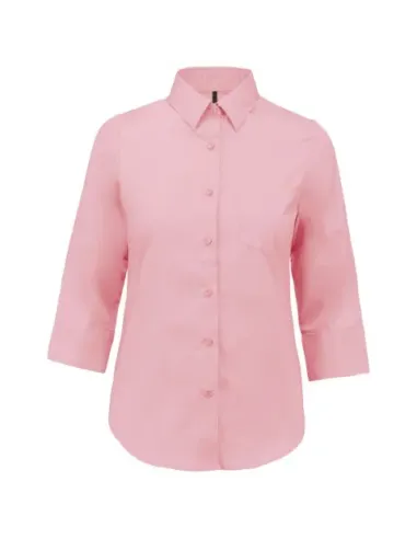 Camisa senhora manga 3/4 -  100-110gr/m2