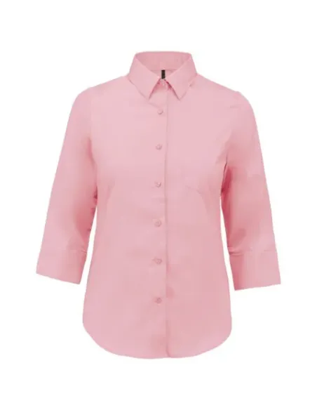 Camisa senhora manga 3/4 -  100-110gr/m2