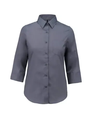 Camisa senhora manga 3/4 -  100-110gr/m2