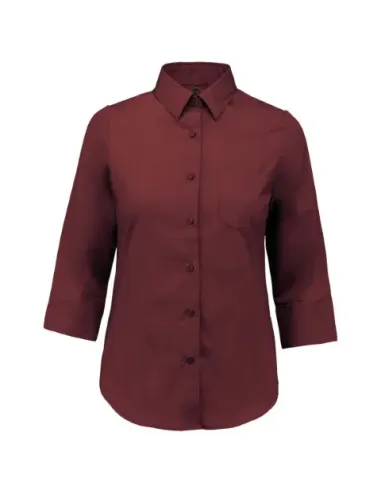 Camisa senhora manga 3/4 -  100-110gr/m2