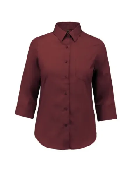 Camisa senhora manga 3/4 -  100-110gr/m2