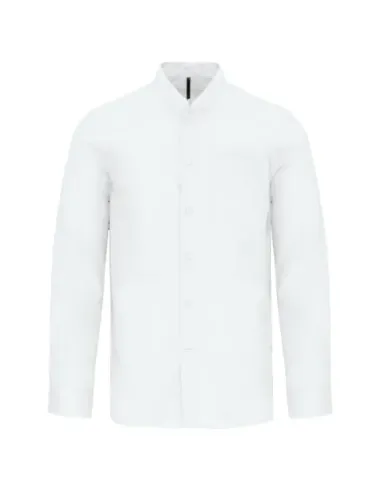 Camisa de homem gola á padre - 110gr/m2