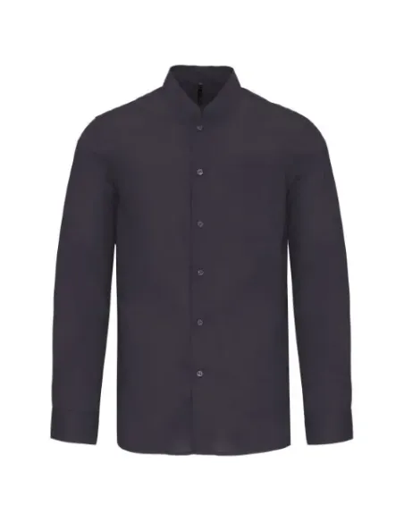 Camisa de homem gola á padre - 110gr/m2