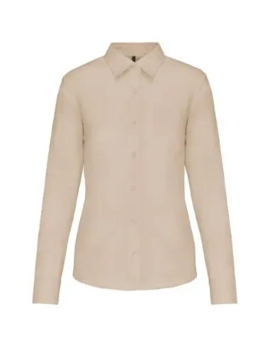 Camisa senhora manga comprida -  100-110gr/m2