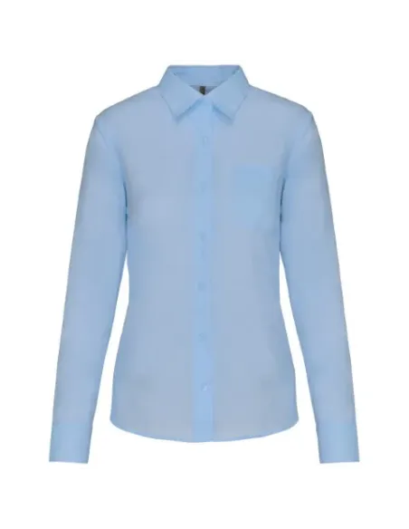 Camisa senhora manga comprida -  100-110gr/m2