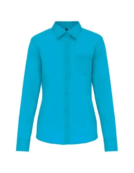 Camisa senhora manga comprida -  100-110gr/m2