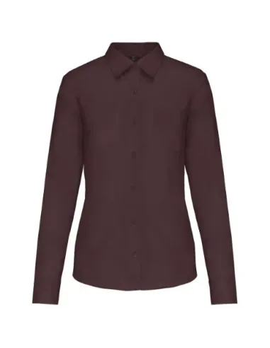 Camisa senhora manga comprida -  100-110gr/m2