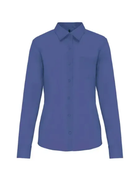 Camisa senhora manga comprida -  100-110gr/m2