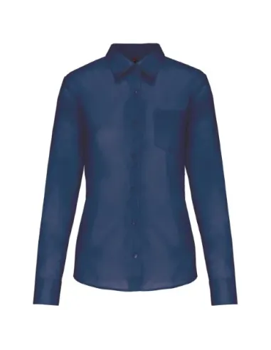 Camisa senhora manga comprida -  100-110gr/m2