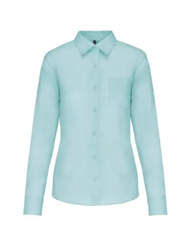 Camisa senhora manga comprida -  100-110gr/m2