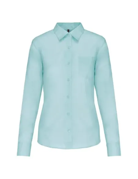 Camisa senhora manga comprida -  100-110gr/m2