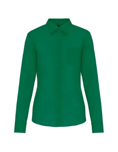Camisa senhora manga comprida -  100-110gr/m2