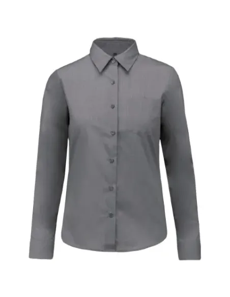 Camisa senhora manga comprida -  100-110gr/m2