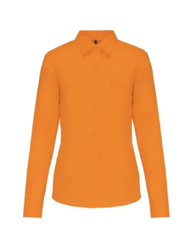 Camisa senhora manga comprida -  100-110gr/m2