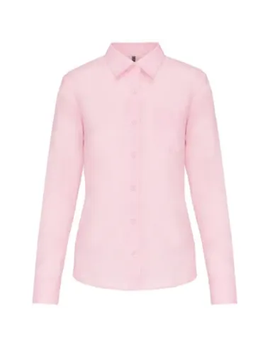 Camisa senhora manga comprida -  100-110gr/m2