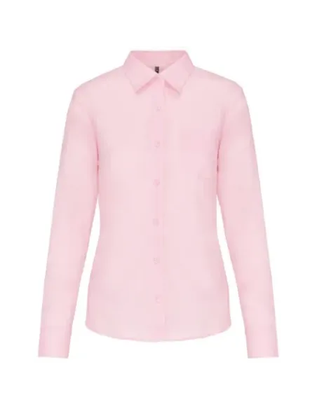 Camisa senhora manga comprida -  100-110gr/m2