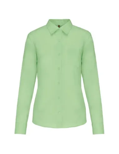 Camisa senhora manga comprida -  100-110gr/m2