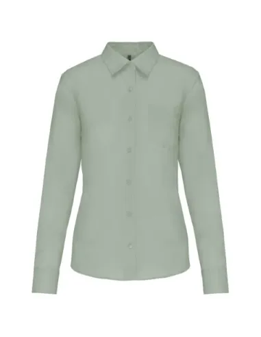 Camisa senhora manga comprida -  100-110gr/m2