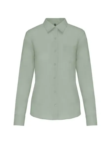 Camisa senhora manga comprida -  100-110gr/m2