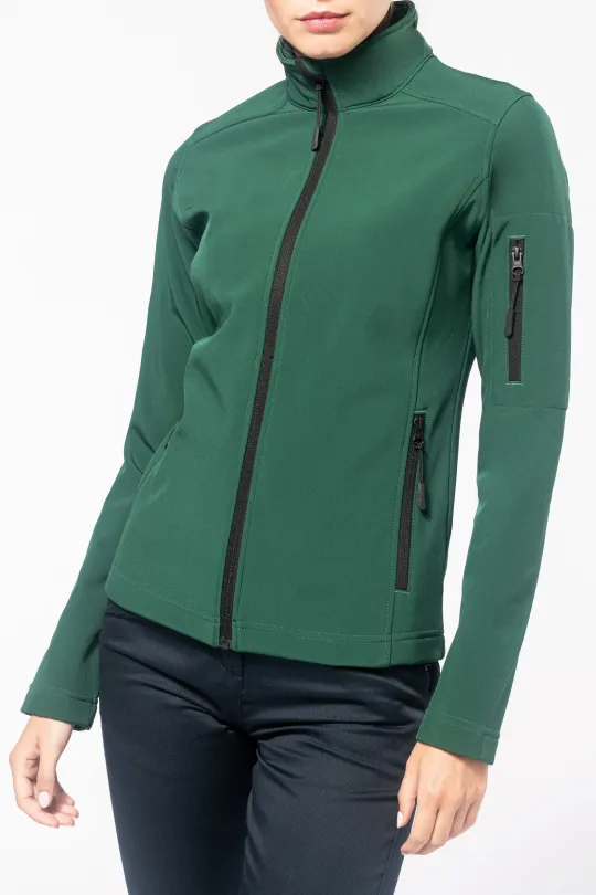 Casaco softshell de senhora 3 camadas - 300gr/m2