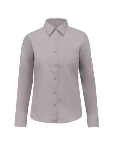 Camisa senhora manga comprida -  100-110gr/m2