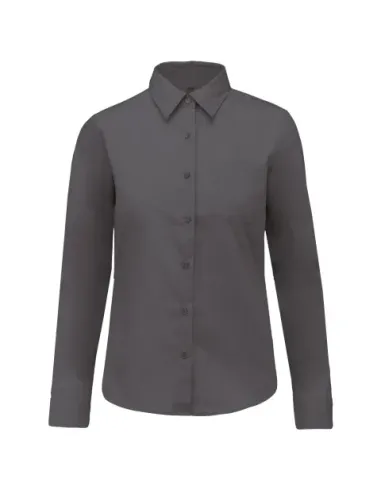 Camisa senhora manga comprida -  100-110gr/m2