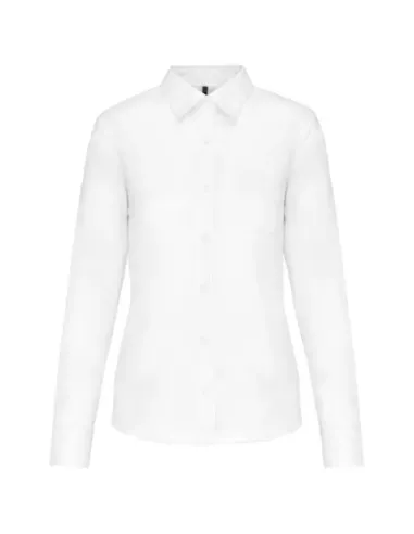 Camisa senhora manga comprida -  100-110gr/m2