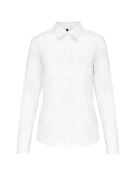 Camisa senhora manga comprida -  100-110gr/m2