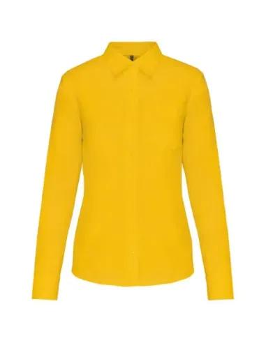 Camisa senhora manga comprida -  100-110gr/m2
