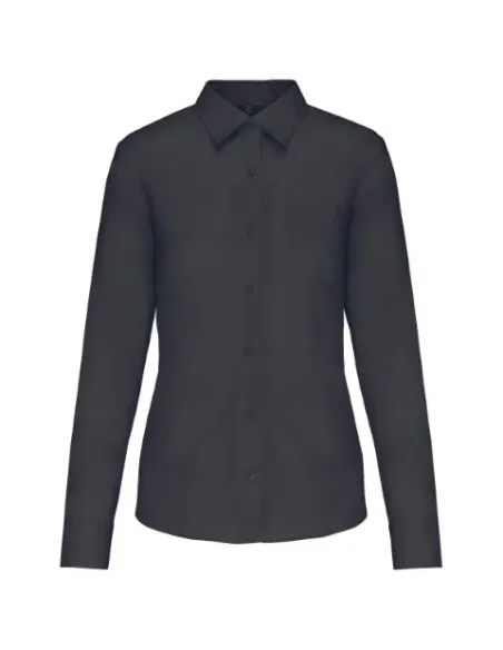 Camisa senhora manga comprida -  100-110gr/m2