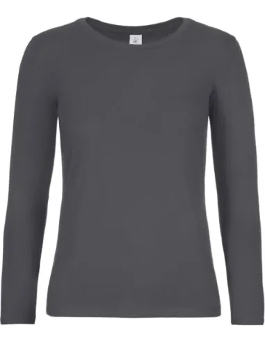 T-SHIRT DE SENHORA - 180gr/m2 - MANGA COMPRIDA