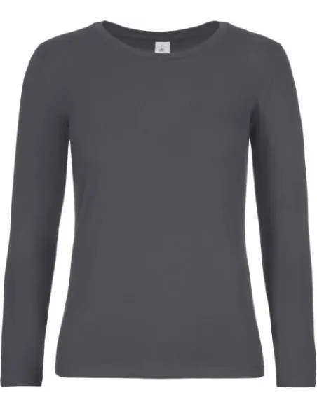 T-SHIRT DE SENHORA - 180gr/m2 - MANGA COMPRIDA