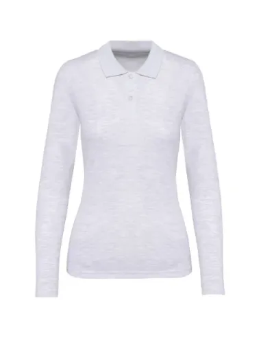 POLO DE SENHORA - 2200gr/m2- MANGA COMPRIDA