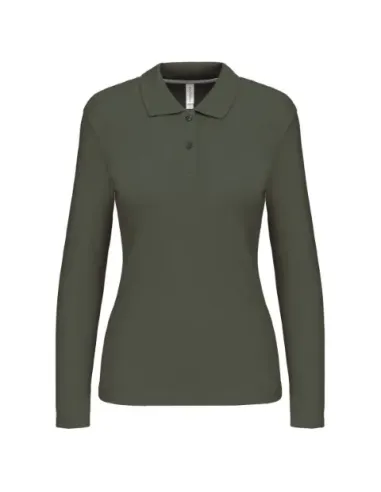 POLO DE SENHORA - 2200gr/m2- MANGA COMPRIDA