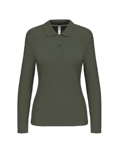 POLO DE SENHORA - 2200gr/m2- MANGA COMPRIDA