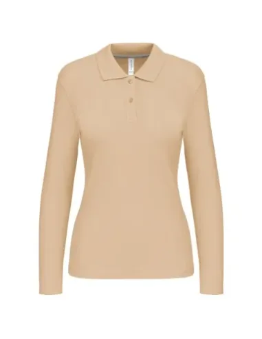 POLO DE SENHORA - 2200gr/m2- MANGA COMPRIDA