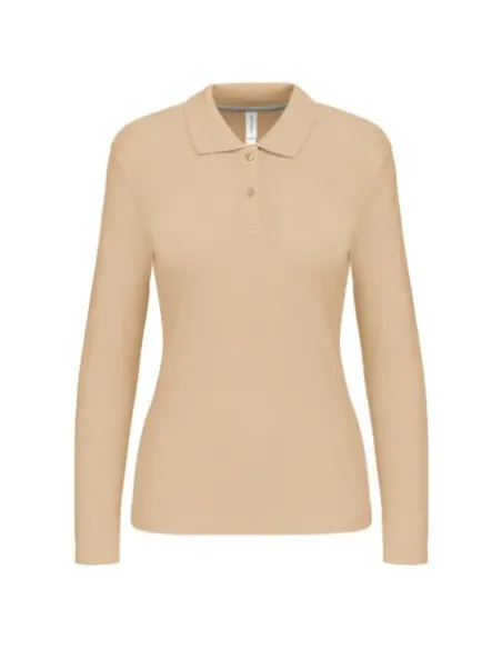 POLO DE SENHORA - 2200gr/m2- MANGA COMPRIDA