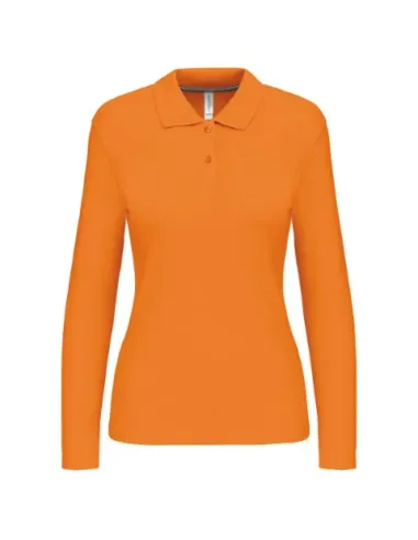 POLO DE SENHORA - 2200gr/m2- MANGA COMPRIDA