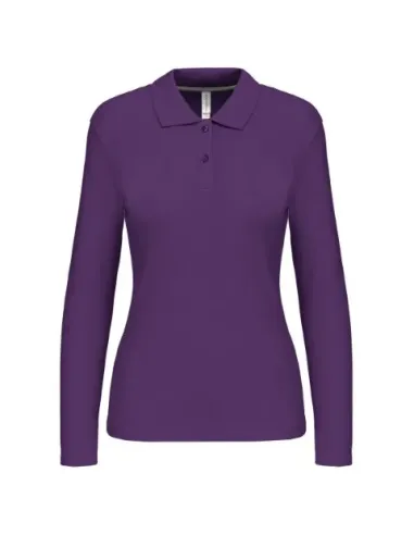 POLO DE SENHORA - 2200gr/m2- MANGA COMPRIDA