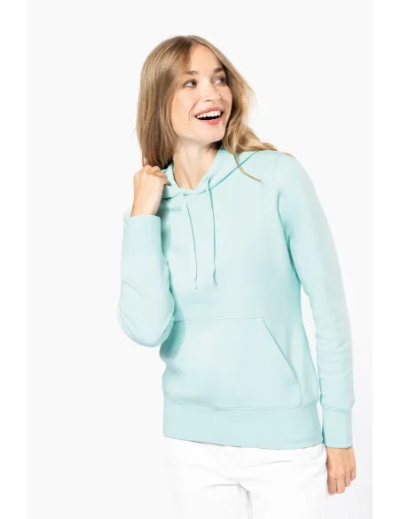 Sweatshirt  de senhora ECO-RESPONSÁVEL com capuz - 280gr/m2