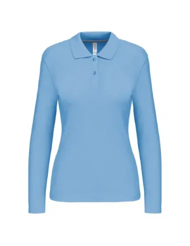 POLO DE SENHORA - 2200gr/m2- MANGA COMPRIDA