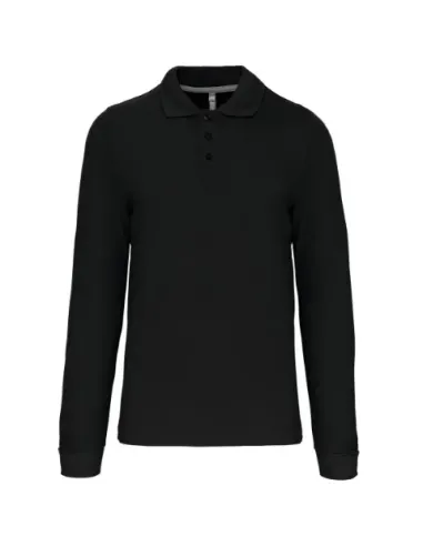 POLO DE HOMEM - 220gr/m2 - MANGA COMPRIDA