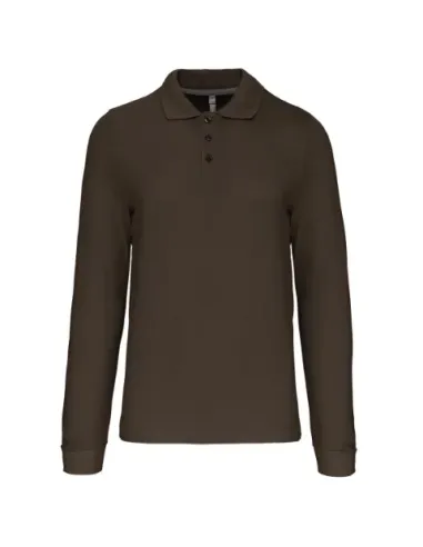 POLO DE HOMEM - 220gr/m2 - MANGA COMPRIDA