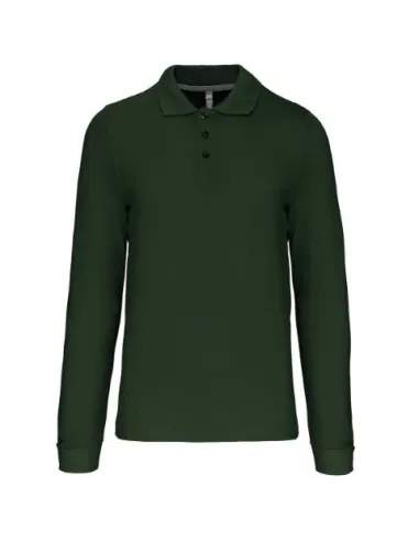 POLO DE HOMEM - 220gr/m2 - MANGA COMPRIDA