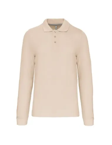 POLO DE HOMEM - 220gr/m2 - MANGA COMPRIDA