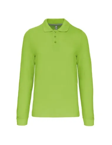 POLO DE HOMEM - 220gr/m2 - MANGA COMPRIDA