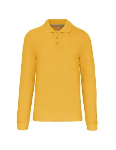 POLO DE HOMEM - 220gr/m2 - MANGA COMPRIDA