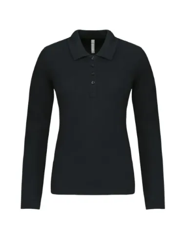 POLO DE SENHORA - 180gr/m2- MANGA COMPRIDA