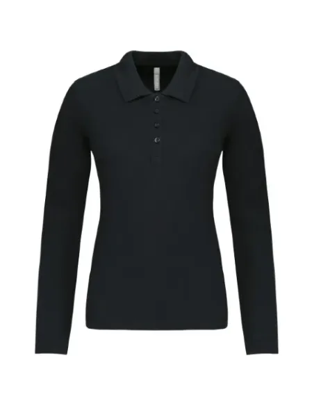 POLO DE SENHORA - 180gr/m2- MANGA COMPRIDA