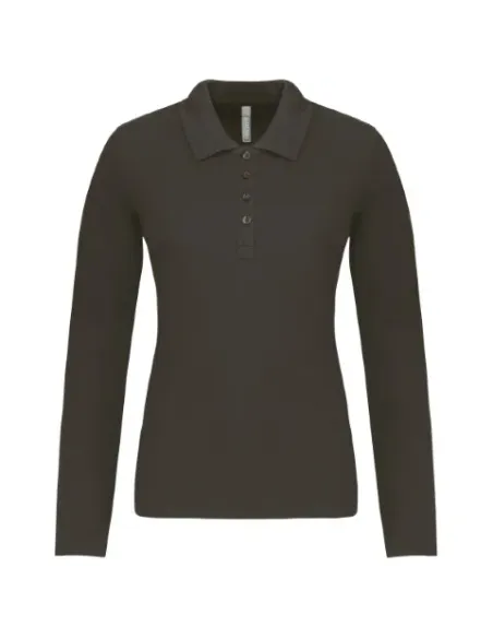 POLO DE SENHORA - 180gr/m2- MANGA COMPRIDA